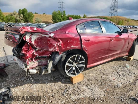 2018 Dodge Charger Daytona 392 with VIN 2C3CDXGJ3JH313165, listed as a Copart auction lot 71654005 with 56,533 mi miles and Salvage title. Bid and sale history available at DreamBid. Image 3.