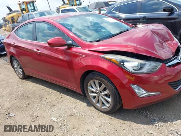 2015 Hyundai Elantra SE с VIN 5NPDH4AE9FH629053, выставлен на аукционе IAAI как лот 43055338 с пробегом 119 723 миль миль и . История ставок и продаж доступна на DreamBid. Изображение 1.