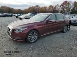 ✅ 2017 Genesis G80 3.8L • VIN: KMHGN4JE9HU172612 • Lot: 91205185. Listed on Copart with 56,422 mi. Free auction sales archive from the USA and detailed vehicle history report at DreamBid. Image 1.