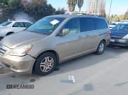 ✅ 2005 Honda Odyssey EX-L • VIN: 5FNRL38795B107834 • Lot: 43876410. Listed on IAAI with 280,349 mi. Free auction sales archive from the USA and detailed vehicle history report at DreamBid. Image 2.