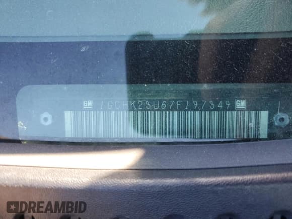 ✅ 2007 Chevrolet Silverado 2500HD LS • VIN: 1GCHK23U67F197349 • Lot: 85165685. Wystawiony na Copart z przebiegiem 227 989 mil. Bezpłatny archiwum sprzedaży aukcyjnych z USA i szczegółowy raport historii pojazdu na DreamBid. Zdjęcie 12.