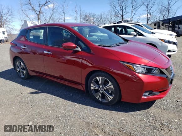 ✅ 2020 Nissan LEAF SV • VIN: 1N4AZ1CP8LC304615 • Lot: 50904615. Listed on Copart with 8,025 mi. Free auction sales archive from the USA and detailed vehicle history report at DreamBid. Image 4.