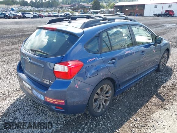 ✅ 2013 Subaru Impreza Special Sports Premium • VIN: JF1GPAL60D2866281 • Lot: 43319230. Listed on IAAI with 89,220 mi. Free auction sales archive from the USA and detailed vehicle history report at DreamBid. Image 4.