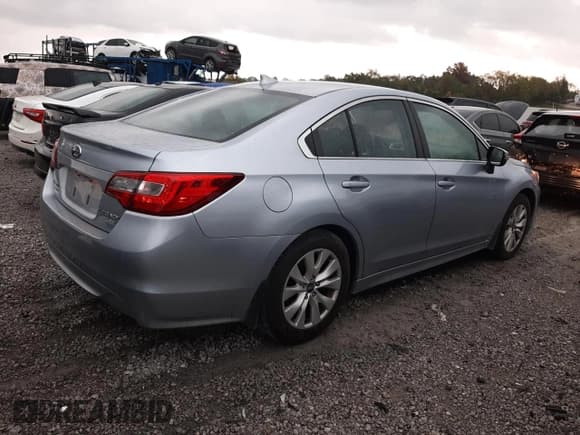 ✅ 2017 Subaru Legacy Premium • VIN: 4S3BNAF60H3052671 • Lot: 72513524. Listed on Copart with 50,460 mi. Free auction sales archive from the USA and detailed vehicle history report at DreamBid. Image 3.