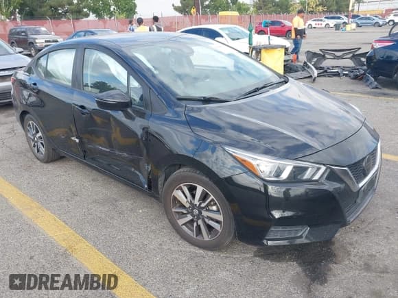 ✅ 2021 Nissan Versa SV • VIN: 3N1CN8EV1ML871177 • Lot: 43690123. Listed on IAAI with 78,127 mi. Free auction sales archive from the USA and detailed vehicle history report at DreamBid. Image 1.