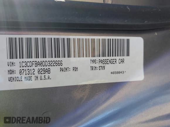 ✅ 2013 Dodge Dart SXT • VIN: 1C3CDFBA0DD322666 • Лот: 43561700. Опубликован ранее на IAAI с пробегом 157 476 миль. Бесплатный доступ к архиву аукционных продаж из США и подробный отчёт об истории автомобиля на DreamBid. Изображение 9.