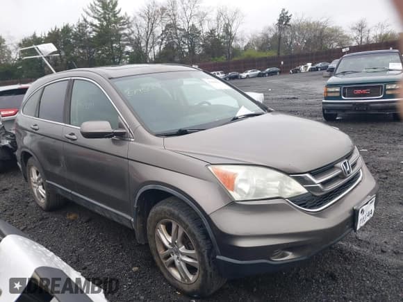 ✅ 2010 Honda CR-V EX-L • VIN: 5J6RE3H73AL044466 • Lot: 39001560. Listed on IAAI with 156,804 mi. Free auction sales archive from the USA and detailed vehicle history report at DreamBid. Image 1.