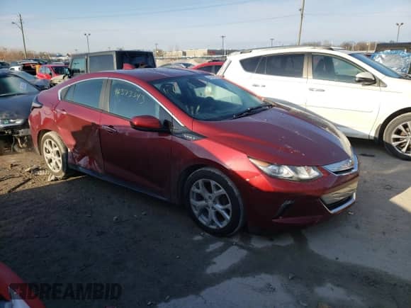 2017 Chevrolet Volt Premier z VIN 1G1RB6S5XHU104232, wystawiony jako Copart lot #46373543 z przebiegiem 94 666 mil mil oraz . Historia ofert i sprzedaży dostępna na DreamBid. Obrazek 4.