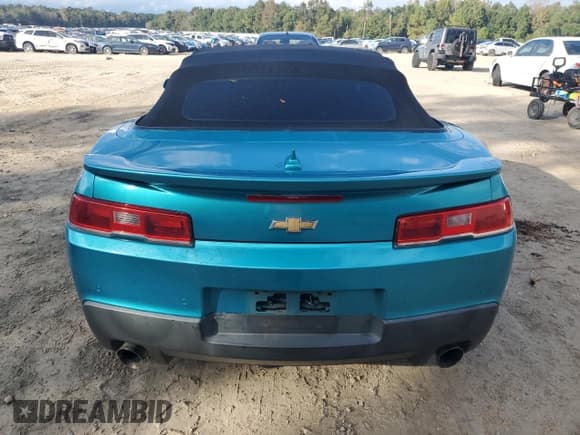 ✅ 2015 Chevrolet Camaro LT • VIN: 2G1FD3D31F9287280 • Lot: 85205375. Listed on Copart with 168,924 mi. Free auction sales archive from the USA and detailed vehicle history report at DreamBid. Image 6.