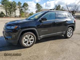 2025 Jeep Compass Latitude с VIN 3C4NJDBN4ST580006, выставлен на аукционе Copart как лот 90676915 с пробегом 16 737 миль миль и Чистый • Clean title. История ставок и продаж доступна на DreamBid. Изображение 1.