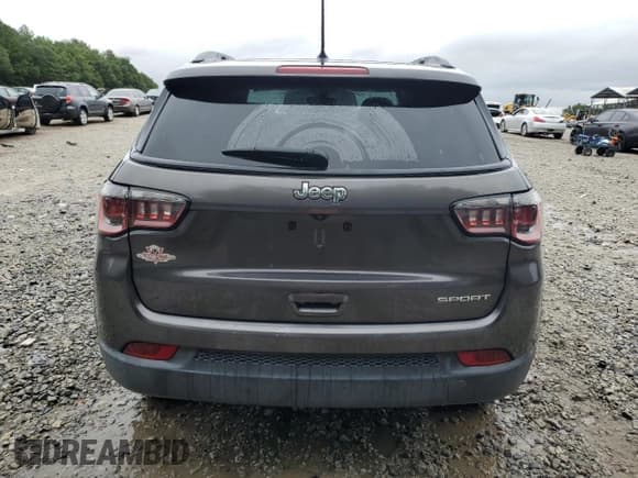 ✅ 2018 Jeep Compass Sport • VIN: 3C4NJCAB4JT286217 • Lot: 67426605. Listed on Copart with 75,825 mi. Free auction sales archive from the USA and detailed vehicle history report at DreamBid. Image 6.