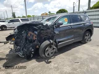 2021 Hyundai Santa Fe SE z VIN 5NMS14AJ8MH313517, wystawiony jako Copart lot #65458005 z przebiegiem Nie podano mil oraz Nie do naprawy • Non repairable. Historia ofert i sprzedaży dostępna na DreamBid. Obrazek 1.