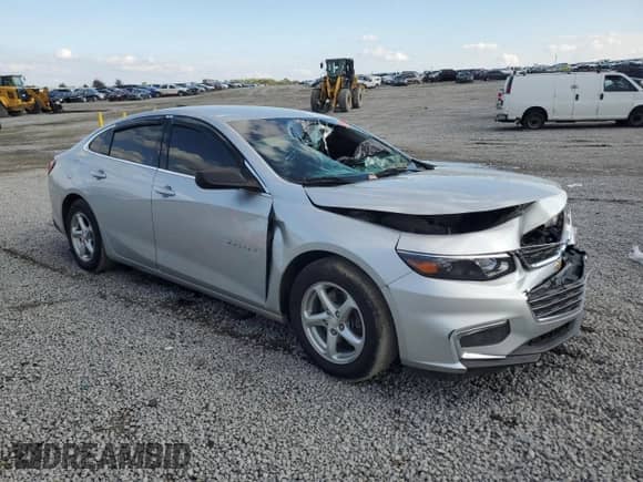 2016 Chevrolet Malibu LS with VIN 1G1ZB5ST8GF350997, listed as a Copart auction lot 84362705 with 25,311 mi miles and Salvage title. Bid and sale history available at DreamBid. Image 4.