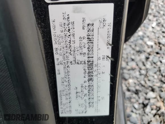 ✅ 2018 Ford Fiesta S • VIN: 3FADP4AJXJM105984 • Lot: 89800195. Listed on Copart with 55,584 mi. Free auction sales archive from the USA and detailed vehicle history report at DreamBid. Image 13.