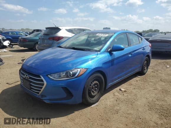 ✅ 2017 Hyundai Elantra SE • VIN: 5NPD74LF6HH171368 • Lot: 68757535. Listed on Copart with 146,557 mi. Free auction sales archive from the USA and detailed vehicle history report at DreamBid. Image 1.