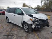 ✅ 2019 Toyota Sienna L • VIN: 5TDZZ3DCXKS016936 • Lot: 43528109. Listed on IAAI with 52,229 mi. Free auction sales archive from the USA and detailed vehicle history report at DreamBid. Image 1.