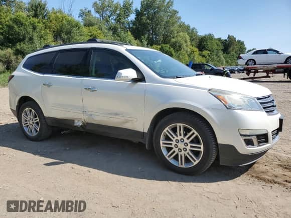 2014 Chevrolet Traverse LT z VIN 1GNKRGKD7EJ212071, wystawiony jako Copart lot #70521215 z przebiegiem 132 219 mil mil oraz Czysty tytuł • Clean title. Historia ofert i sprzedaży dostępna na DreamBid. Obrazek 4.