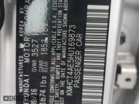 ✅ 2017 Hyundai Accent SE • VIN: KMHCT4AE5HU169873 • Лот: 76993094. Опубликован ранее на Copart с пробегом 133 525 миль. Бесплатный доступ к архиву аукционных продаж из США и подробный отчёт об истории автомобиля на DreamBid. Изображение 13.