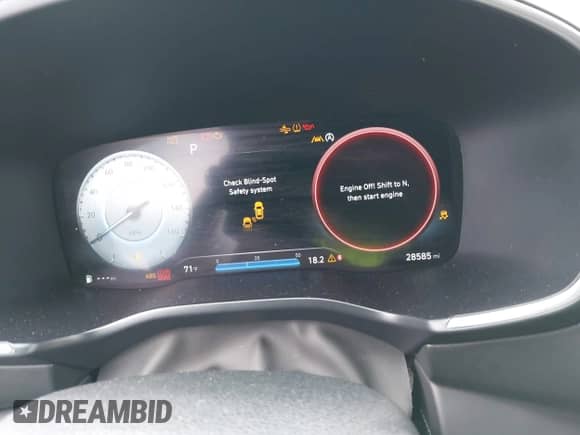 2023 Hyundai Santa Fe Calligraphy with VIN 5NMS54AL5PH613137, listed as a IAAI auction lot 43221208 with 28,585 mi miles and . Bid and sale history available at DreamBid. Image 7.