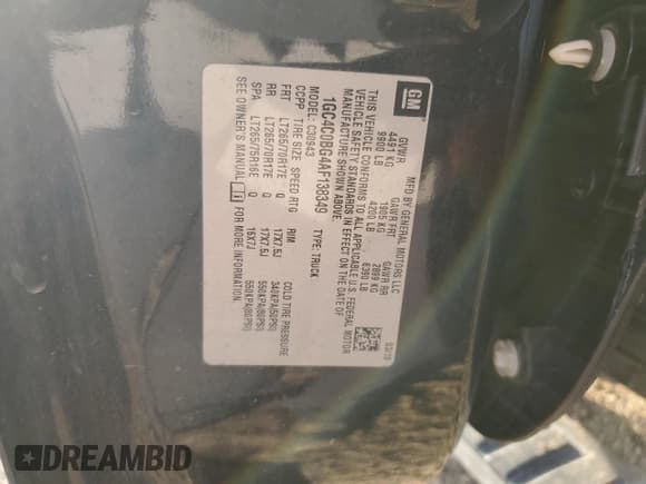 ✅ 2010 Chevrolet Silverado 1500 • VIN: 1GC4C0BG4AF138349 • Лот: 44080125. Опубликован ранее на Copart с пробегом 125 214 миль. Бесплатный доступ к архиву аукционных продаж из США и подробный отчёт об истории автомобиля на DreamBid. Изображение 12.