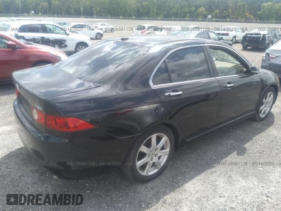✅ 2005 Acura TSX • VIN: JH4CL96815C017691 • Lot: 26581128. Listed on IAAI with Not provided. Free auction sales archive from the USA and detailed vehicle history report at DreamBid. Image 4.