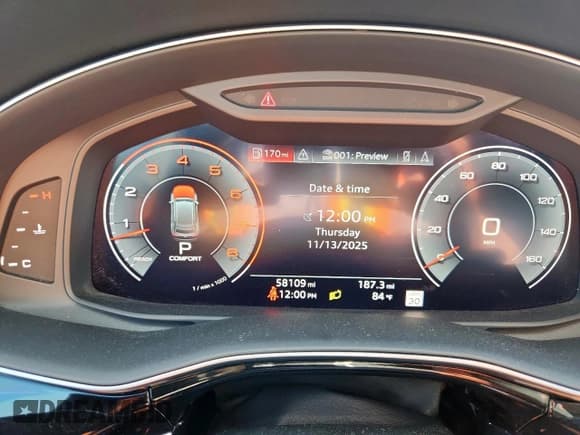 ✅ 2020 Audi Q8 Prestige • VIN: WA1FVAF10LD002307 • Lot: 92702905. Listed on Copart with 58,109 mi. Free auction sales archive from the USA and detailed vehicle history report at DreamBid. Image 9.