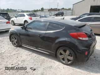 2014 Hyundai Veloster Turbo z VIN KMHTC6AE3EU206961, wystawiony jako Copart lot #69281124 z przebiegiem Nie podano mil oraz Czysty tytuł • Clean title. Historia ofert i sprzedaży dostępna na DreamBid. Obrazek 2.