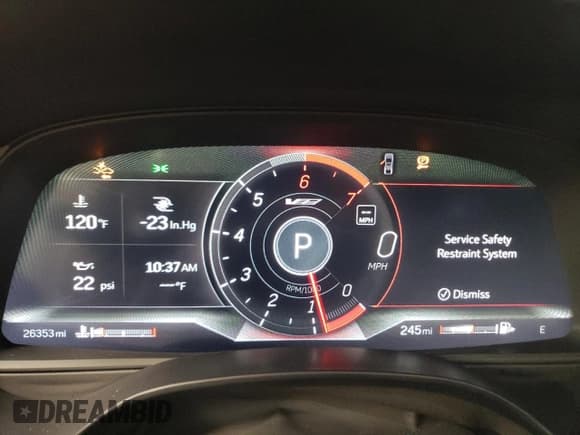 ✅ 2023 Cadillac CT4-V • VIN: 1G6DH5RL6P0125456 • Lot: 46473995. Listed on Copart with 26,353 mi. Free auction sales archive from the USA and detailed vehicle history report at DreamBid. Image 9.