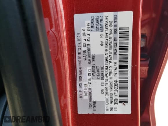 ✅ 2018 Mazda 3 Sport • VIN: 3MZBN1K73JM206144 • Лот: 64753055. Опубликован ранее на Copart с пробегом 84 637 миль. Бесплатный доступ к архиву аукционных продаж из США и подробный отчёт об истории автомобиля на DreamBid. Изображение 12.