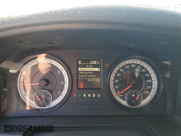 2016 Ram 1500 Express with VIN 1C6RR7FG3GS410548, listed as a Copart auction lot 69206815 with 94,787 mi miles and Salvage title. Bid and sale history available at DreamBid. Image 9.