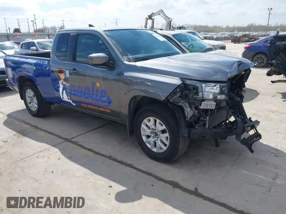 ✅ 2024 Nissan Frontier S • VIN: 1N6ED1CL4RN650274 • Lot: 41460088. Listed on IAAI with 10,426 mi. Free auction sales archive from the USA and detailed vehicle history report at DreamBid. Image 1.