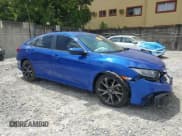 ✅ 2019 Honda Civic Sport • VIN: 19XFC2F83KE014141 • Lot: 65605605. Listed on Copart with 8,758 mi. Free auction sales archive from the USA and detailed vehicle history report at DreamBid. Image 4.