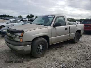 2005 Chevrolet Silverado 1500 Work Truck z VIN 1GCEC14X55Z142602, wystawiony jako Copart lot #65685494 z przebiegiem 103 299 mil mil oraz Czysty tytuł • Clean title. Historia ofert i sprzedaży dostępna na DreamBid. Obrazek 1.