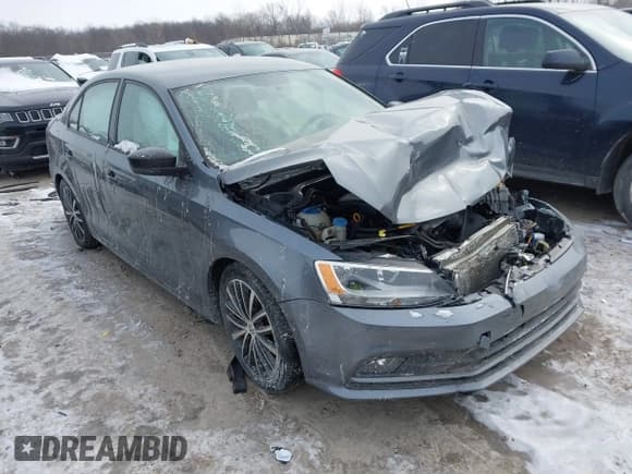 ✅ 2016 Volkswagen Jetta Sport • VIN: 3VWB17AJ5GM368801 • Lot: 41366458. Listed on IAAI with 109,528 mi. Free auction sales archive from the USA and detailed vehicle history report at DreamBid. Image 1.