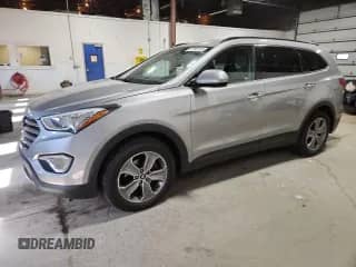 2016 Hyundai Santa Fe SE z VIN KM8SMDHF3GU155590, wystawiony jako Copart lot #85756915 z przebiegiem 98 519 mil mil oraz Czysty tytuł • Clean title. Historia ofert i sprzedaży dostępna na DreamBid. Obrazek 1.