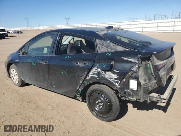 ✅ 2019 Toyota Prius L Eco • VIN: JTDKARFU3K3074258 • Лот: 79258384. Опубликован ранее на Copart с пробегом 122 113 миль. Бесплатный доступ к архиву аукционных продаж из США и подробный отчёт об истории автомобиля на DreamBid. Изображение 2.