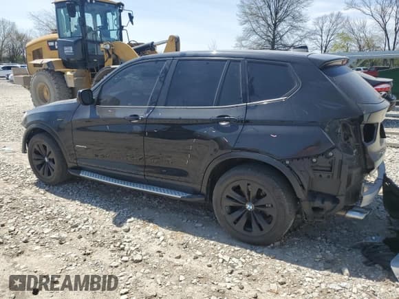 ✅ 2014 BMW X3 xDrive28i • VIN: 5UXWX9C5XE0D28021 • Lot: 51554745. Listed on Copart with 102,599 mi. Free auction sales archive from the USA and detailed vehicle history report at DreamBid. Image 2.