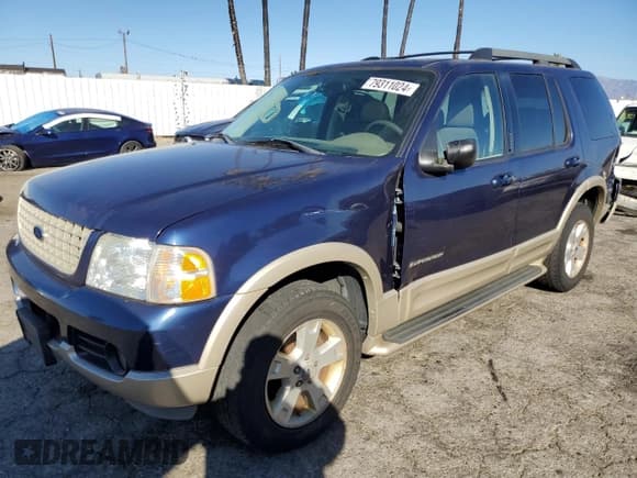 ✅ 2005 Ford Explorer Eddie Bauer • VIN: 1FMZU74E55UA46090 • Lot: 79311024. Wystawiony na Copart z przebiegiem 141 334 mil. Bezpłatny archiwum sprzedaży aukcyjnych z USA i szczegółowy raport historii pojazdu na DreamBid. Zdjęcie 1.