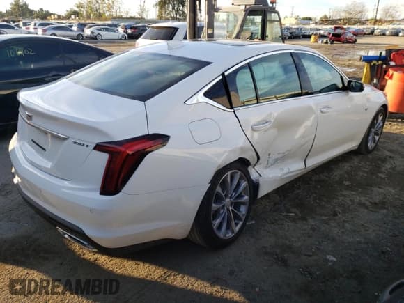 ✅ 2022 Cadillac CT5 Premium Luxury • VIN: 1G6DN5RK8N0136942 • Lot: 67495232. Listed on Copart with 2,236 mi. Free auction sales archive from the USA and detailed vehicle history report at DreamBid. Image 4.