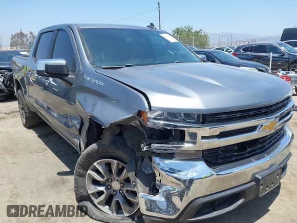 2022 Chevrolet Silverado 1500 LT z VIN 1GCPWCED6NZ192554, wystawiony jako IAAI lot #42653072 z przebiegiem 76 224 mil mil oraz . Historia ofert i sprzedaży dostępna na DreamBid. Obrazek 1.