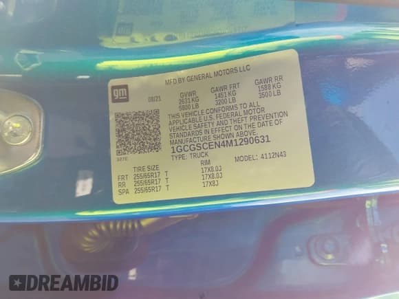 ✅ 2021 Chevrolet Colorado 2WD LT • VIN: 1GCGSCEN4M1290631 • Lot: 43216260. Wystawiony na IAAI z przebiegiem 28 109 mil. Bezpłatny archiwum sprzedaży aukcyjnych z USA i szczegółowy raport historii pojazdu na DreamBid. Zdjęcie 9.