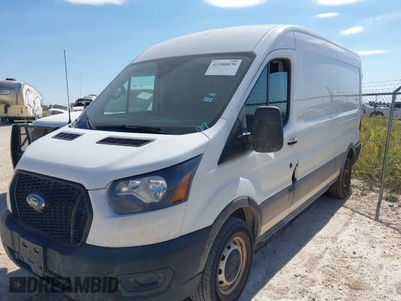 ✅ 2023 Ford Transit Cargo • VIN: 1FTBR1C83PKB46672 • Lot: 43308870. Listed on IAAI with 44,716 mi. Free auction sales archive from the USA and detailed vehicle history report at DreamBid. Image 2.