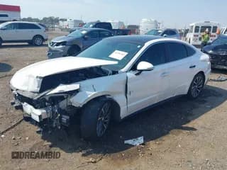 ✅ 2022 Hyundai Sonata Limited • VIN: KMHL34J28NA213240 • Лот: 43206360. Опубликован ранее на IAAI с пробегом 61 134 миль. Бесплатный доступ к архиву аукционных продаж из США и подробный отчёт об истории автомобиля на DreamBid. Изображение 2.