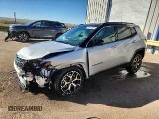 ✅ 2025 Jeep Compass Limited • VIN: 3C4NJDCN3ST509877 • Lot: 90659745. Listed on Copart with 34,916 mi. Free auction sales archive from the USA and detailed vehicle history report at DreamBid. Image 1.