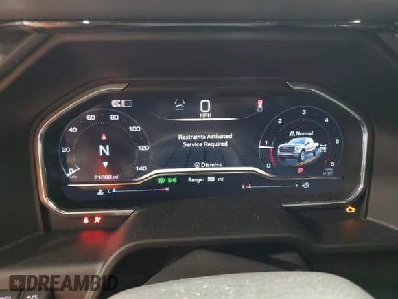 ✅ 2025 GMC Sierra 1500 AT4X • VIN: 3GTUUFEL6SG142489 • Лот: 82384575. Опубликован ранее на Copart с пробегом 21 698 миль. Бесплатный доступ к архиву аукционных продаж из США и подробный отчёт об истории автомобиля на DreamBid. Изображение 9.