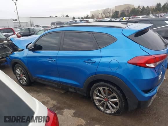 2017 Hyundai Tucson Sport with VIN KM8J33A2XHU444886, listed as a IAAI auction lot 41485774 with 103,159 mi miles and . Bid and sale history available at DreamBid. Image 15.