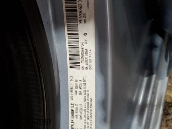 ✅ 2013 Dodge Avenger SE • VIN: 1C3CDZAB1DN707546 • Лот: 63807354. Опубликован ранее на Copart с пробегом 196 779 миль. Бесплатный доступ к архиву аукционных продаж из США и подробный отчёт об истории автомобиля на DreamBid. Изображение 12.