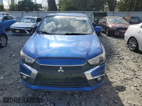 2017 Mitsubishi Outlander SE with VIN JA4AR3AW4HZ036841, listed as a Copart auction lot 70301925 with 80,019 mi miles and Salvage title. Bid and sale history available at DreamBid. Image 5.