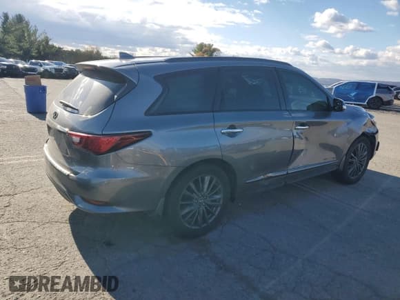 ✅ 2020 Infiniti QX60 Luxe • VIN: 5N1DL0MM5LC527021 • Lot: 91735515. Listed on Copart with 90,028 mi. Free auction sales archive from the USA and detailed vehicle history report at DreamBid. Image 3.