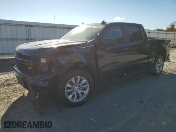 ✅ 2020 Chevrolet Silverado 1500 Custom • VIN: 3GCPYBEK6LG372651 • Lot: 76187194. Wystawiony na Copart z przebiegiem 48 221 mil. Bezpłatny archiwum sprzedaży aukcyjnych z USA i szczegółowy raport historii pojazdu na DreamBid. Zdjęcie 1.